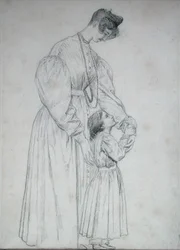Madame de Gisors et sa fille, 1827